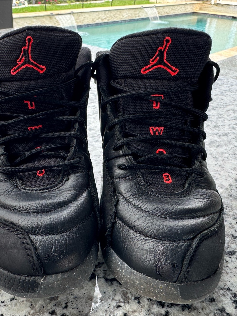 Nike Black & Red Jordan Retro High-Top Sneakers